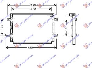 HLADNJAK KLIME ZA SVE MODELE (49x357x2.6) 94-