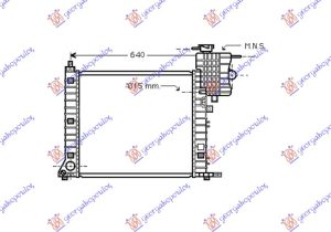 RADIATOR 1999-2003 2.2 DIESEL CDI MANUAL (570x560) (MAHLE PREMIUM LINE)