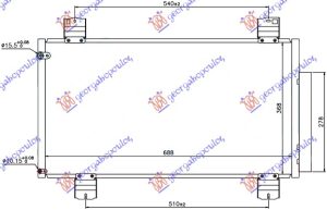 HLADNJAK KLIME 2.2 CDTi (685x37x16)