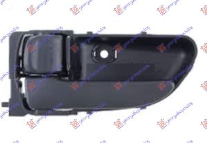 DOOR HANDLE FRONT/REAR INNER BLACK