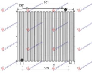 HLADNJAK MOTORA 2.4 DIZEL (52.5x62.5x26) 95-01 (VALEO)