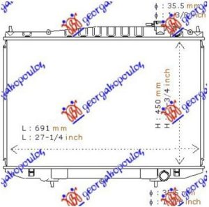 RADIATOR PETROL (450x685) (KOYO)