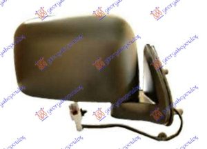 DOOR MIRROR ELECTRICAL BLACK (DOUBLE CAB-4D) (A QUALITY) (CONVEX GLASS)