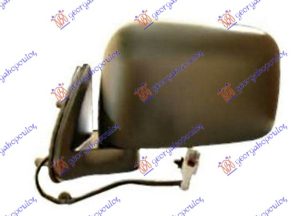 DOOR MIRROR ELECTRICAL BLACK (DOUBLE CAB-4D) (A QUALITY) (CONVEX GLASS)