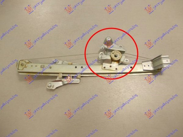 PODIZAC ZADNJEG PROZORA ELEKTRICNI (BEZ MOTORA) 2001- LEVO
