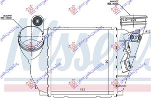 HLADNJAK INTERKULERA BENZIN-DIZEL (183x190x65) 12mm