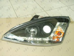HEAD LAMP SET A5-2002 BLACK