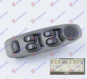 PREKIDAC U PREDNJIM VRATIMA (4 TASTERA) (11 PIN) LEVO