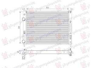 RADIATOR 1.9 DIESEL (520x378x42) 2000- (VALEO)
