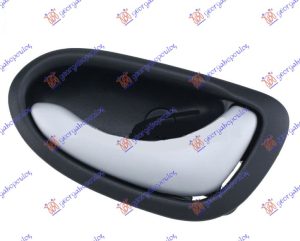 DOOR HANDLE REAR INNER SILVER/BLACK