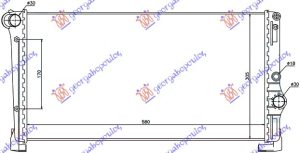 HLADNJAK MOTORA 1.3JTD (58x31x3.8) (MARELLI TIP) (MARELLI)