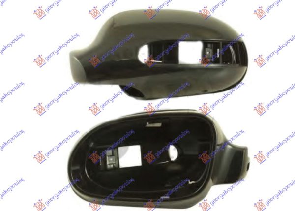 DOOR MIRROR COVER PRIMED (W/SIDE LAMP SEAT)