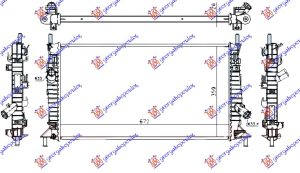 HLADNJAK MOTORA ZA SVE MODELSE BENZIN (MAN/AUTO) (+/-AC) (67x37.2) (VALEO)