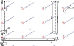 HLADNJAK MOTORA 2.5 DIZEL (+/-AC) (760x459) (VALEO)