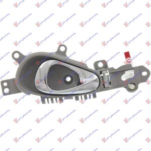 DOOR .HANDLE REAR INNER  (CHROME -GRAY)