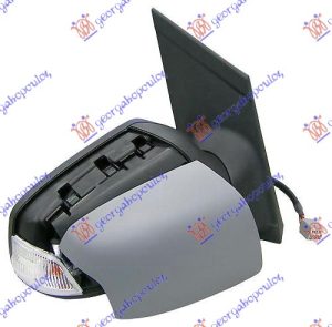 DOOR MIRROR ELECTRICAL HEATED PRIMED (W/SIDE LAMP) (A QUALITY) (CONVEX GLASS)