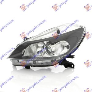 FAR ELEKTRICNI CRNI SA MAGLENKOM (SA REGULATOROM) (H1/H7/H7) (DEPO) LEVO