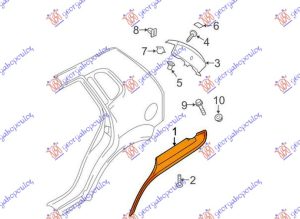 DOOR PLASTIC RIM (O)