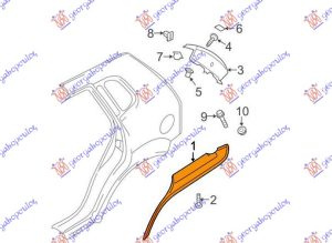 DOOR PLASTIC RIM (O)