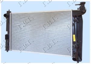 HLADNJAK MOTORA 1.4/1.6 i-VVTi BENZIN (MAN) (600x350) (JAPAN) (BRZA SPOJNICA ZA VENTILATOR)