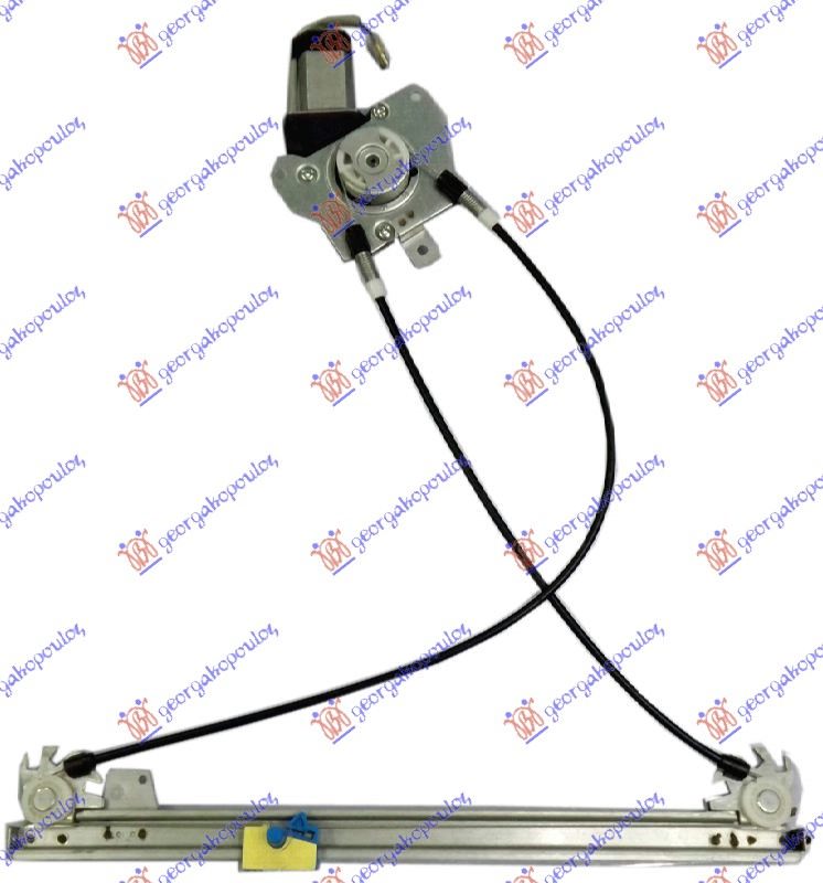 REAR WINDOW REGULATOR ELECTRICAL 5D
