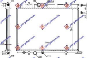 RADIATOR PETROL/DIESEL (380x550) (VALEO)