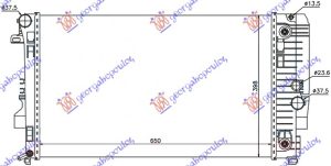 RADIATOR PETROL/DIESEL (650x398) AUTOMATIC (VALEO)