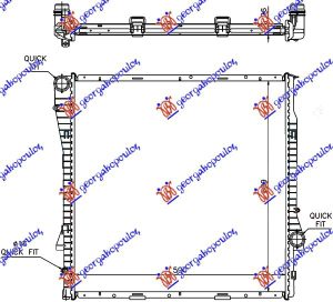 HLADNJAK MOTORA 3.0 BENZIN/DIZEL (AUTO) (59x60x2.4)