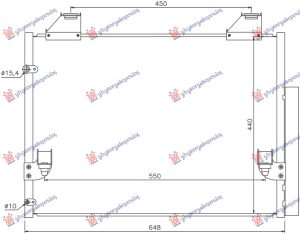 CONDENSER 2.5-3.0 T.D DIESEL (600x440x16) (KOYO)