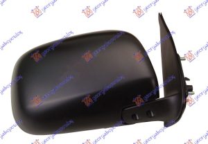 DOOR MIRROR MANUAL BLACK (A QUALITY) (CONVEX GLASS)