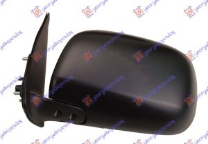 DOOR MIRROR MANUAL BLACK (A QUALITY) (CONVEX GLASS)