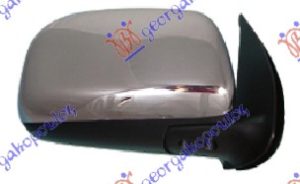 DOOR MIRROR MANUAL CHROME (A QUALITY) (CONVEX GLASS)