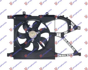 VENTILATOR HLADNJAKA KOMPLET (1.0cc BENZIN) (-AC) (28cm)