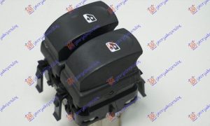 PREKIDAC U PREDNJIM VRATIMA (2 TASTERA) (PREDNJI PROZORI) (LEVI AUTO) (BELI KONEKTOR) (10 PIN) LEVO