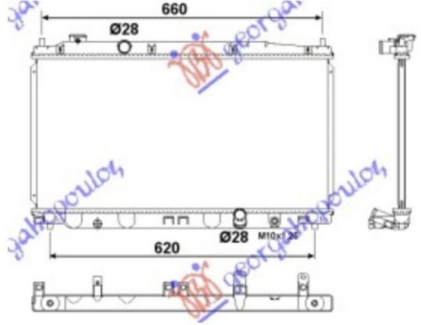 RADIATOR 1.2-1.3 PETROL MANUAL (350x680) (KOYO)