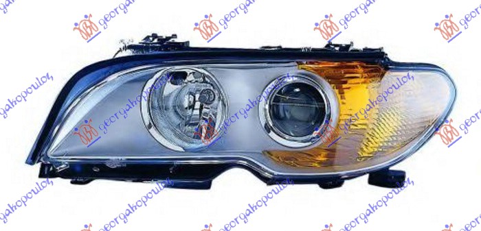 HEAD LAMP XENON (TITAN-YELLOW SIDE LAMP) (E) (DEPO)