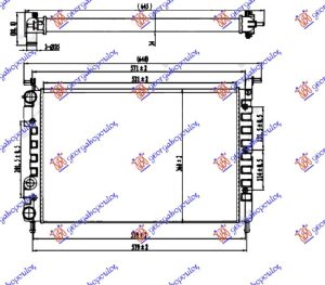 HLADNJAK MOTORA 1.6 BENZIN (52x34.9x34) -00