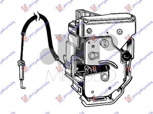 REAR DOOR CENTRAL LOCKING (4pins)