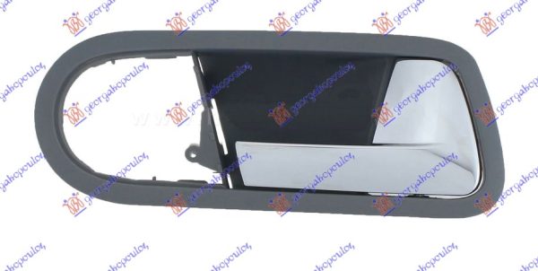 DOOR HANDLE FRONT/REAR 2000- CHROME /GREY