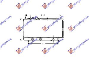 HLADNJAK MOTORA 1.3i 16V (+AC) (32.8x68.9) 00-03