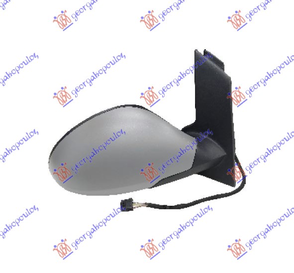 DOOR MIRROR ELECTRICAL HEATED PRIMED (A QUALITY) (CONVEX GLASS)