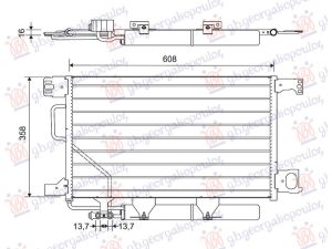 HLADNJAK KLIME 2.7 DIZEL (630x356) (VALEO)