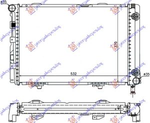 HLADNJAK MOTORA 2.0/2.5 D-TD (53x37)