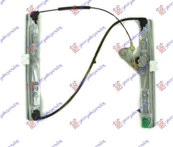 PODIZAC PREDNJEG PROZORA ELEKTRICNI (BEZ MOTORA) 3 VRATA (A KVALITET) DESNO