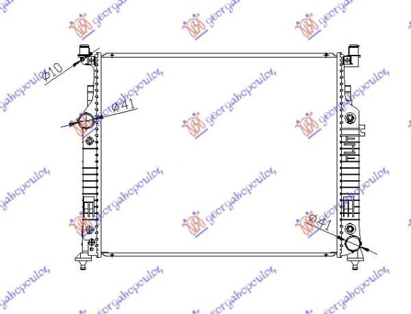 RADIATOR (ALL MODELS)MANUAL/AUTOMATIC+/- A/C (635X530) (KOYO)