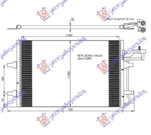HLADNJAK KLIME BENZIN/DIZEL (630x380) 14.4mm