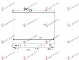 HLADNJAK MOTORA 1.5i 16V (MAN/AUTO) (42.5x55.5)