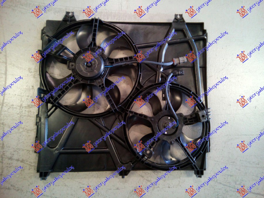 COOLING FAN (DOUBLE) PETROL-DIESEL (TYPE DOOWON)