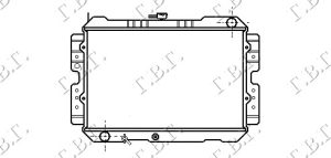 RADIATOR 1.6-2.2 PETROL (375x568x16)