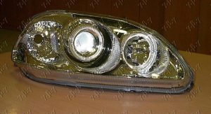 HEAD LAMP DOUBLE ROUND